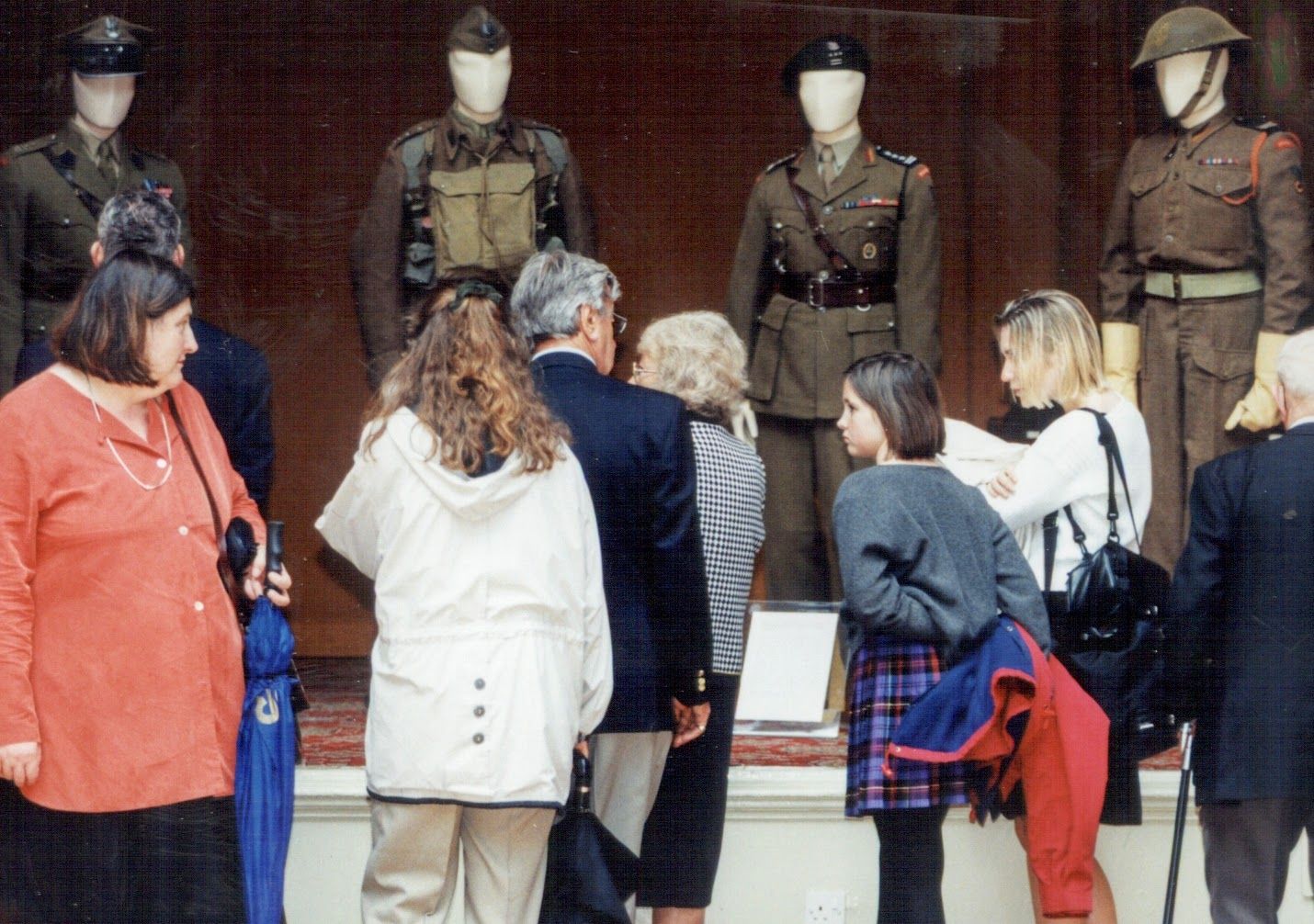 Polish Tribute exhibition display of WW2 military uniforms on display within the Hydropathic.