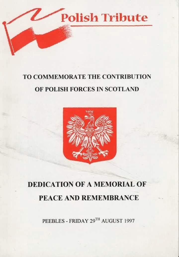 The Polish Tribute’s Memorial Dedication Commemorative program.